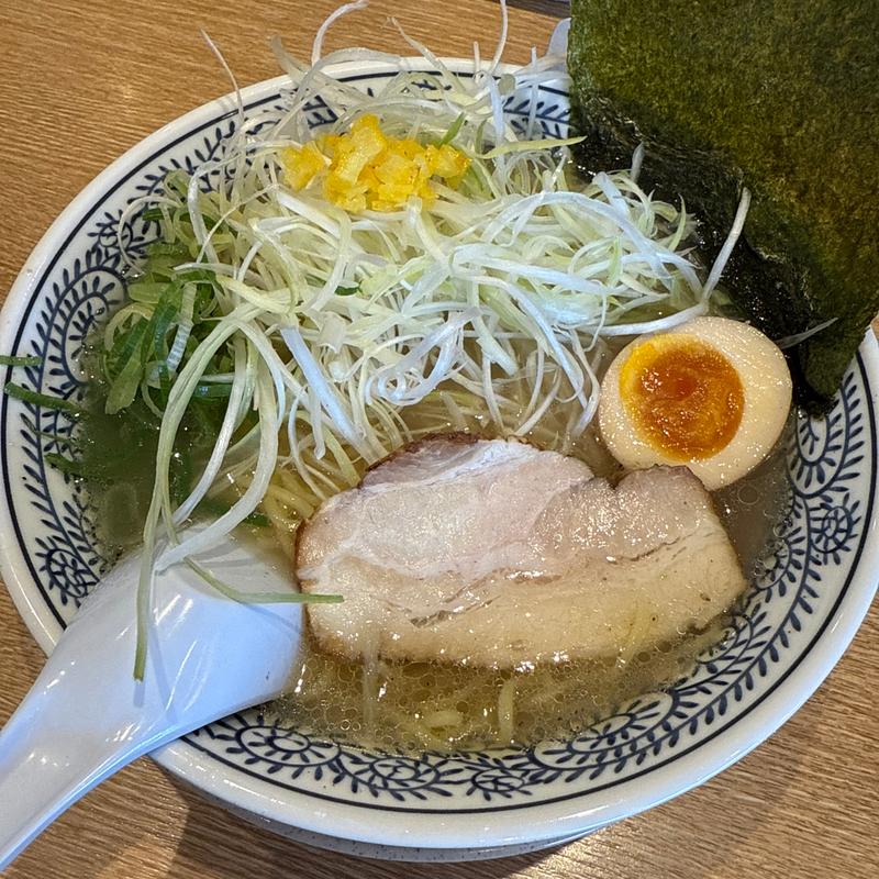 柚子ねぎ塩ラーメン(丸源ラーメン 羽曳野店)