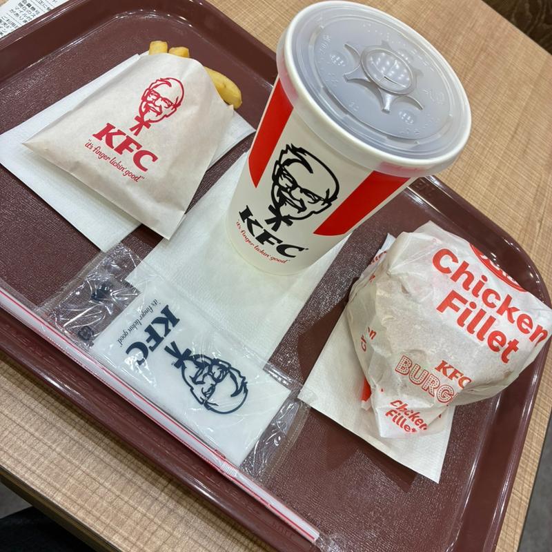 フィレバーガーセット(ケンタッキーフライドチキン阪急茨木店)