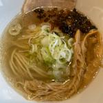 鶏清湯揚げ葱塩らーめん