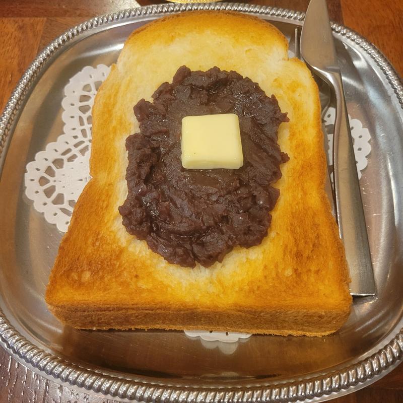 あんバタートースト(喫茶ゾウメシ)