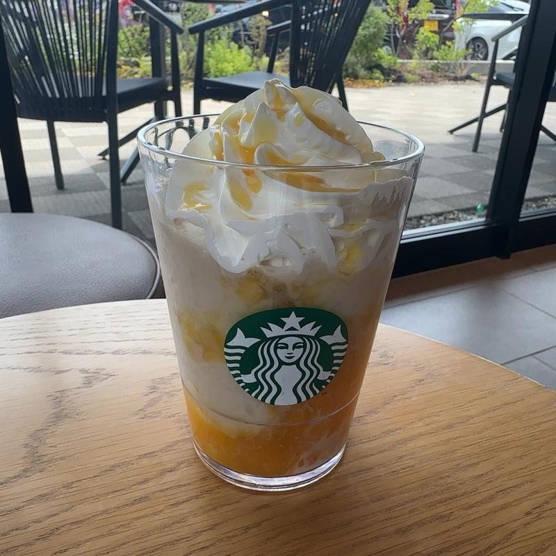 オリエンタル マンゴー＆ティー フラペチーノ(スターバックス コーヒー 下関一の宮町店)