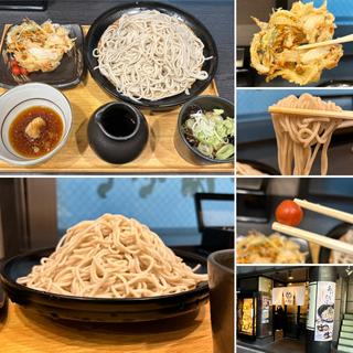 二枚もりにかき揚げ(小諸そば 新宿南口店)