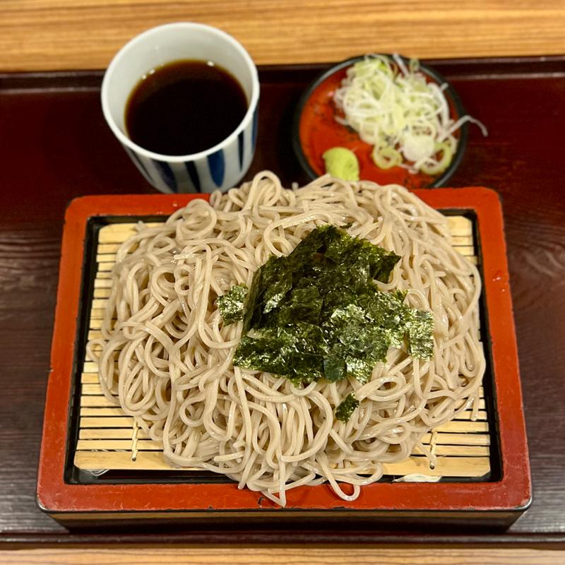 ざるそば（大盛り）(そば処 はまなす)