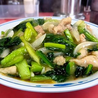 豚肉と青菜丼