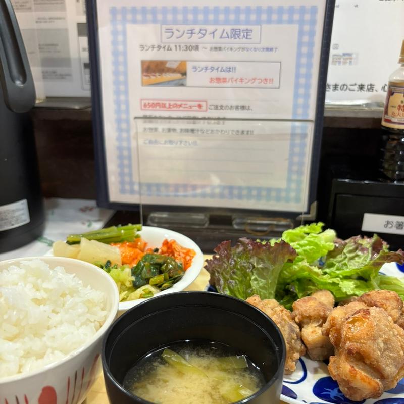 唐揚げ定食(鶏Dining 味奈鶏)