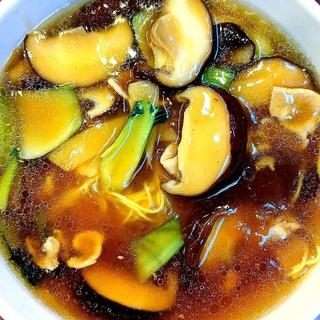 椎茸そば 味濃いめ(華吉)
