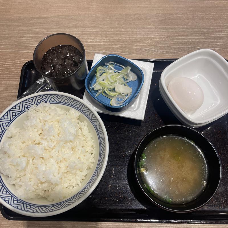 納豆定食(吉野家 川崎駅前店)