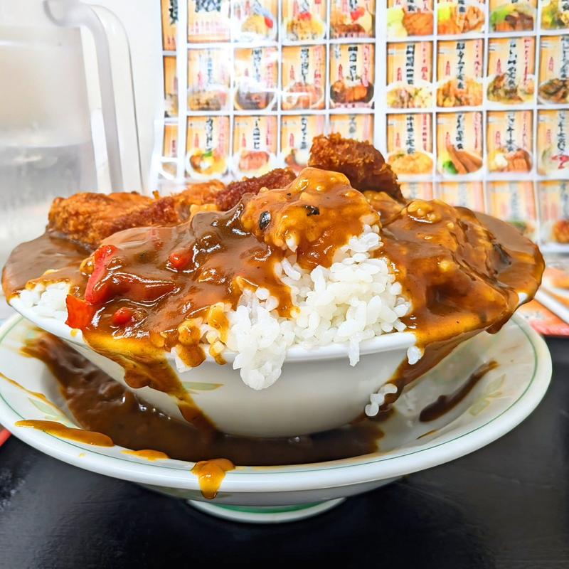 カツカレー(大衆食堂まるふく)