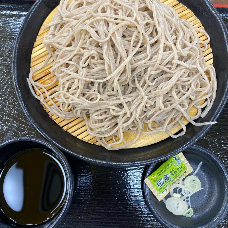 中ざるそば(小木曽製粉所 いいやま ぶなの駅店)