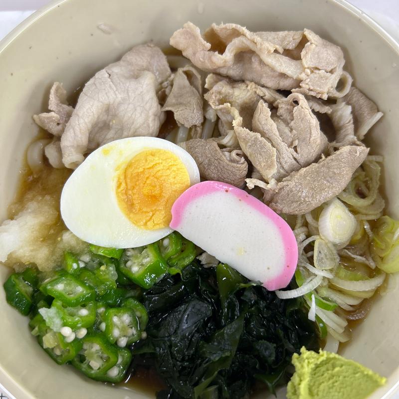 豚しゃぶうどん(札幌市役所地下食堂)