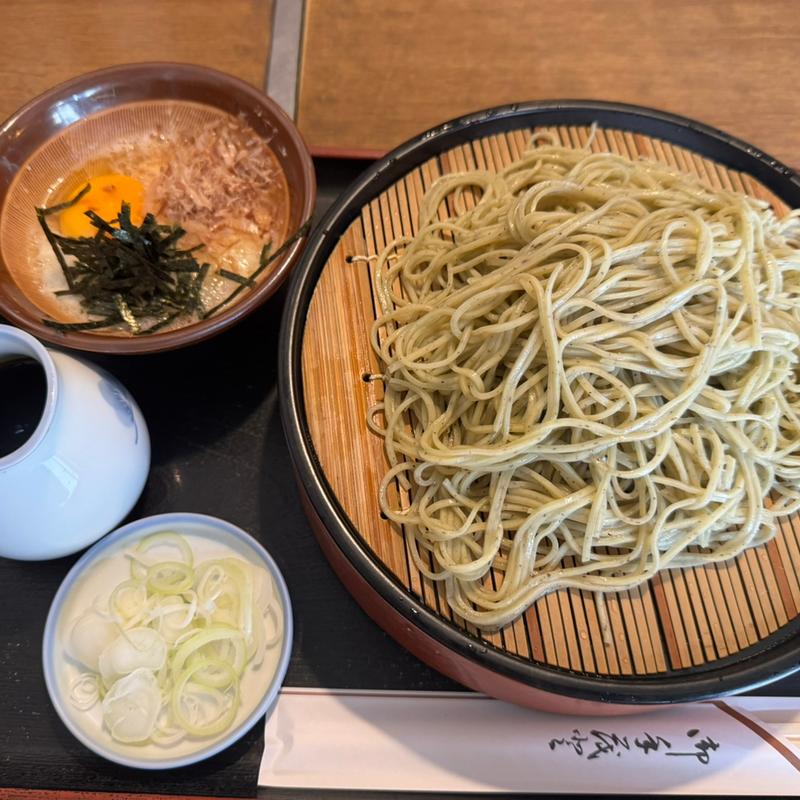 つけとろそば：大盛(更科大黒 )