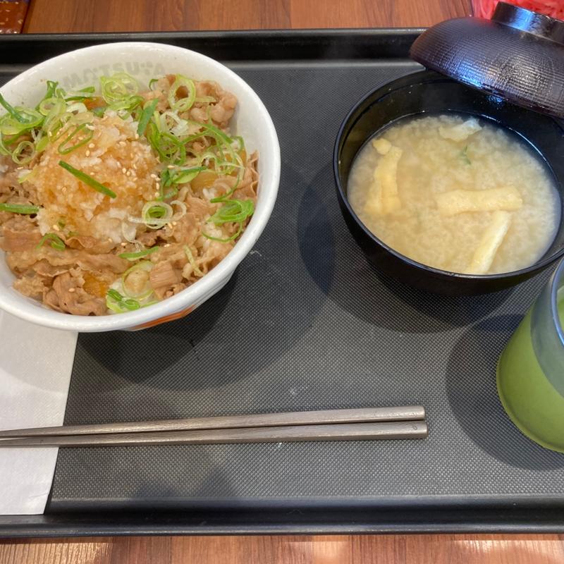 鬼おろしポン酢牛めし　並(松屋 綾瀬店 )