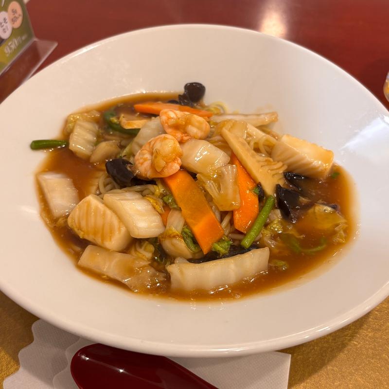 五目あんかけ焼きそば(麻布茶房 小田急町田店)