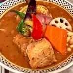 豚角煮と野菜のスープカレー
