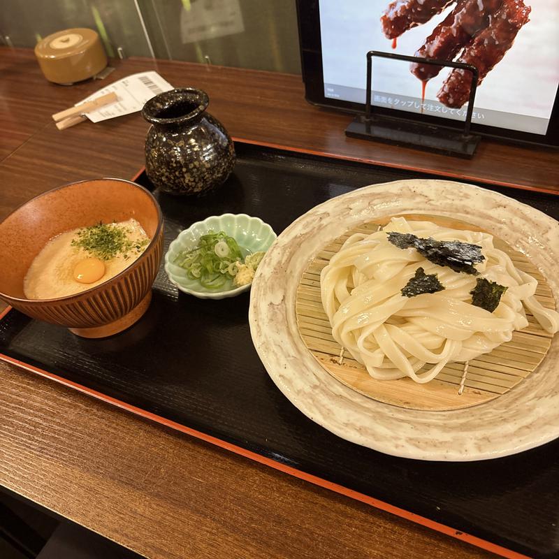 ざるとろろきしめん(やぶ福 エスカ店)