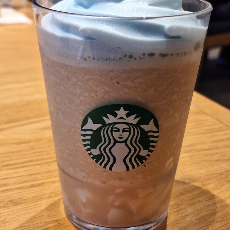 春空ミルクコーヒーフラペチーノ(スターバックス コーヒー イオンタウン伊賀上野店)