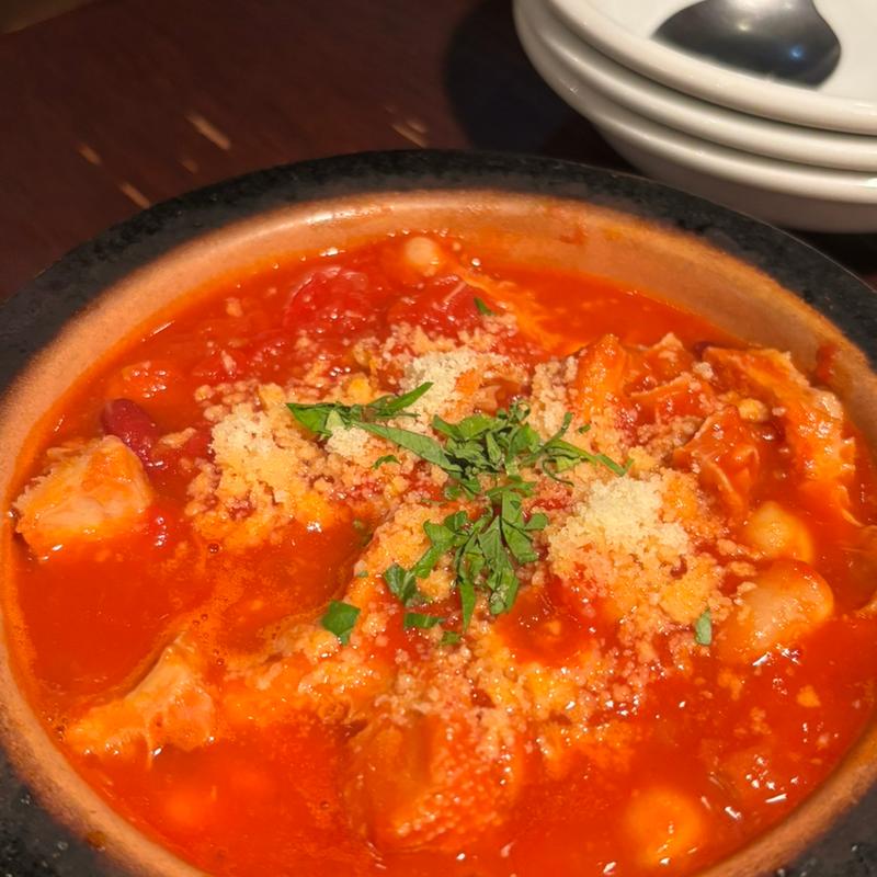 トリッパと4種豆のトマト煮込み(イタリアンバルウオキン池袋)
