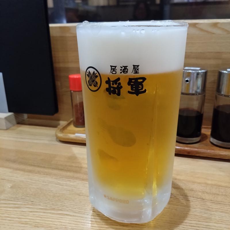 生ビール（大）(居酒屋 将軍)