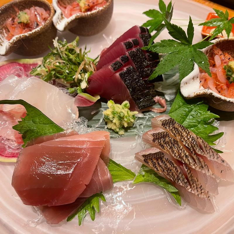 お刺身盛り合わせ(馳走佰年 覚弥別墅 KAKUYABESSHO)