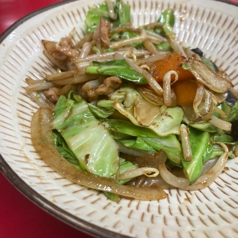 野菜炒めハーフ(大雄燕)