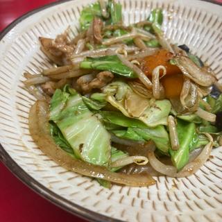 野菜炒めハーフ