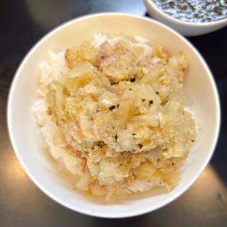 玉ねぎチャーシュー生姜ご飯