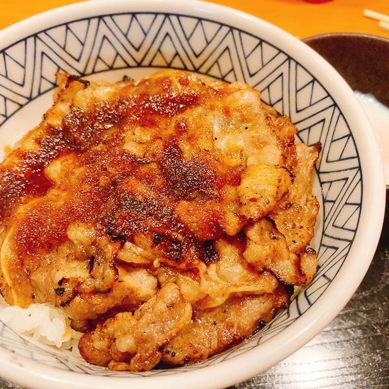焼肉丼(焼肉丼 みらく｜アクア広島バスセンター街店)