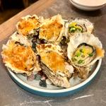 焼き牡蠣盛り合わせ(新宿オイスターバーワーフ)