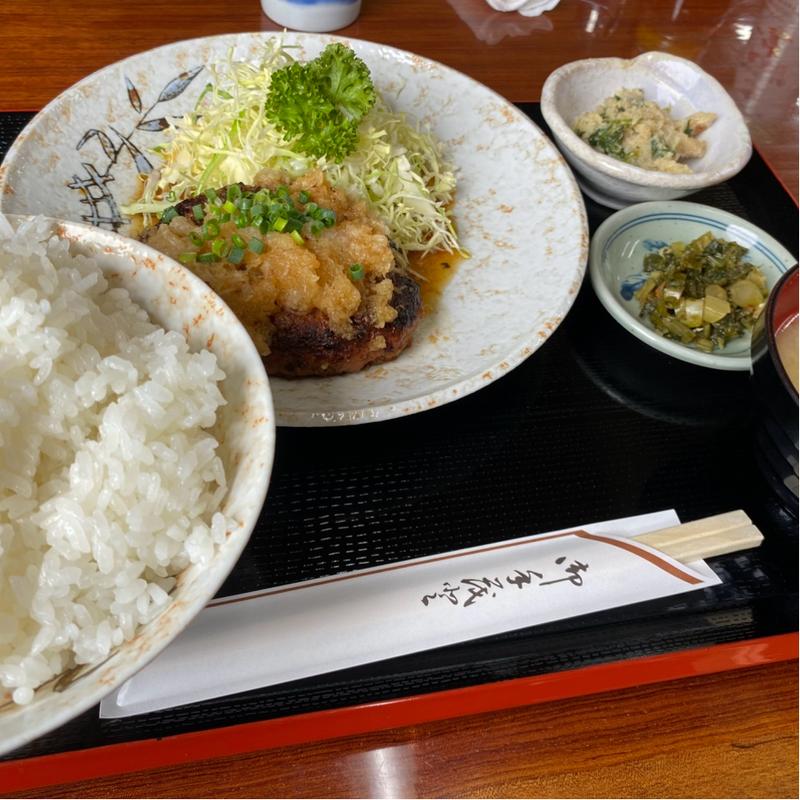 和風ハンバーグ(お食事処 ながき)