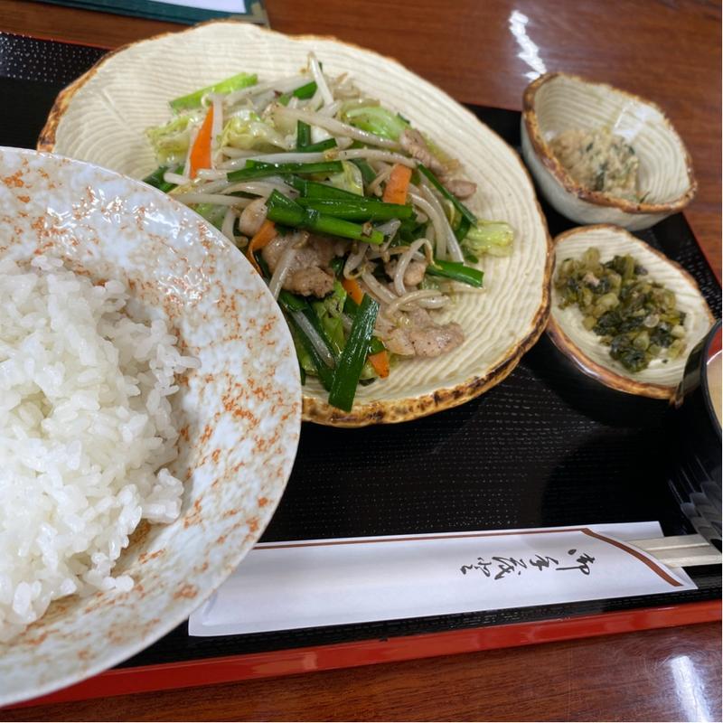 野菜炒め(お食事処 ながき)