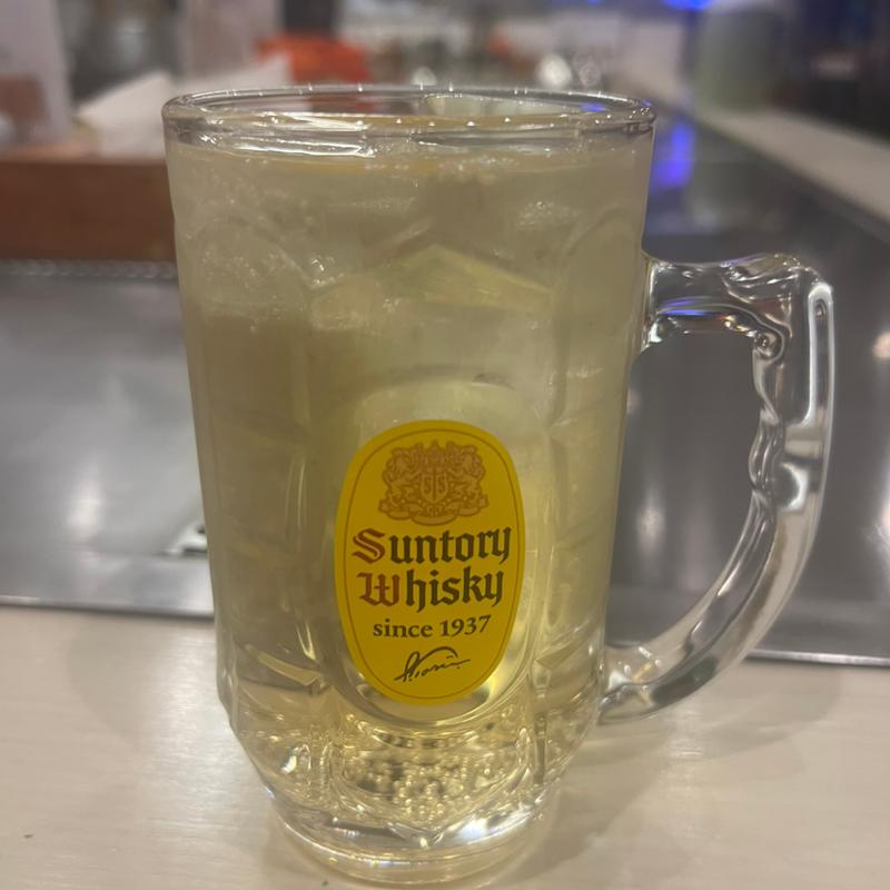 ハイボール(広島風お好み焼き まるちゃん)