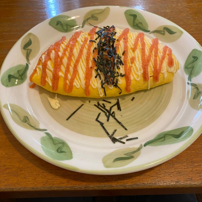 明太子マヨオムライス Mサイズ(サラダorスープ、ドリンク付)(みるくカフェ )