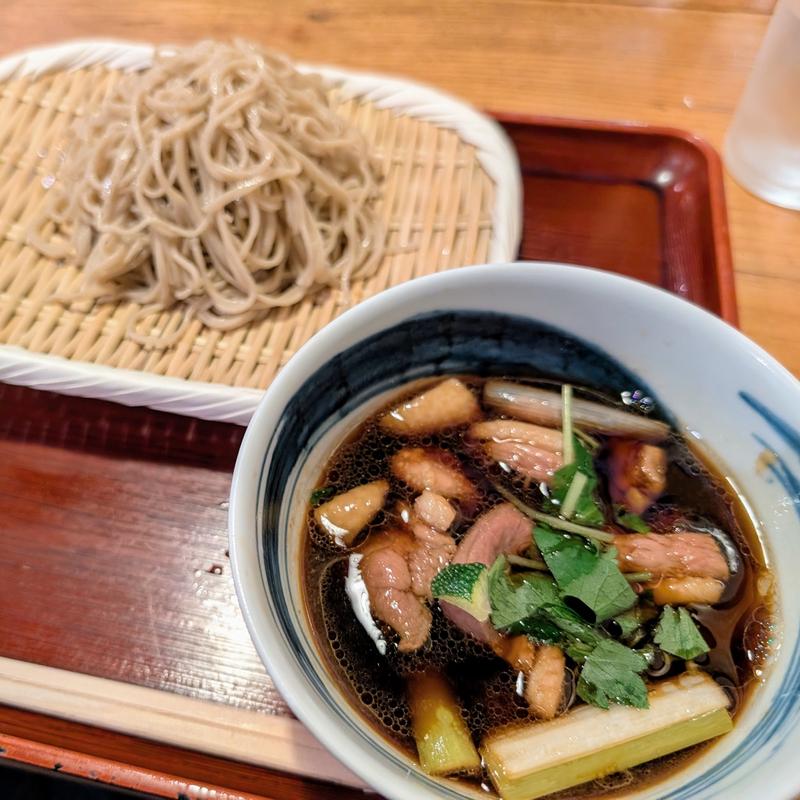 鴨汁そば(吾妻橋やぶそば)