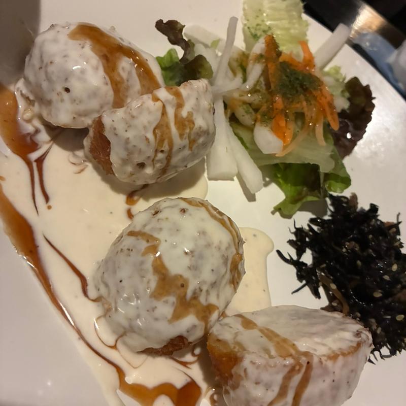 コロッケランチ(お茶漬け酒場 金の穂銀の水)