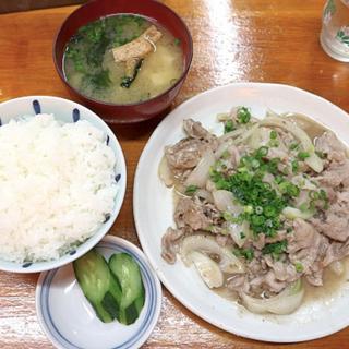 豚塩炒め定食