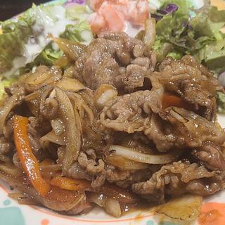 但馬牛焼肉定食(道の駅 但馬楽座 やぶ温泉)