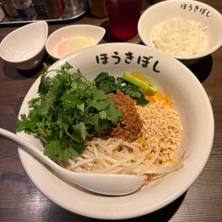 汁なし担々麺＋温玉＋パクチー＋ライス