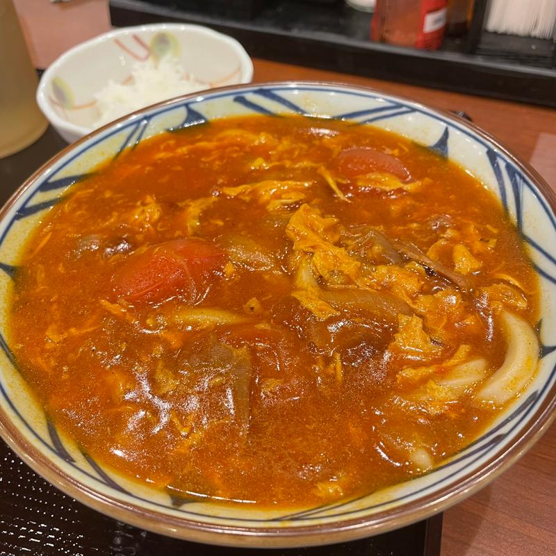 トマたまカレーうどん(並)(丸亀製麺 札幌伏見店 )