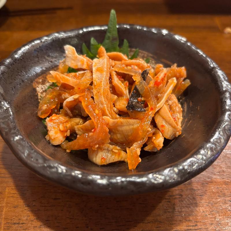 天然トラフグのチャンジャ(寿司厨房 六山)