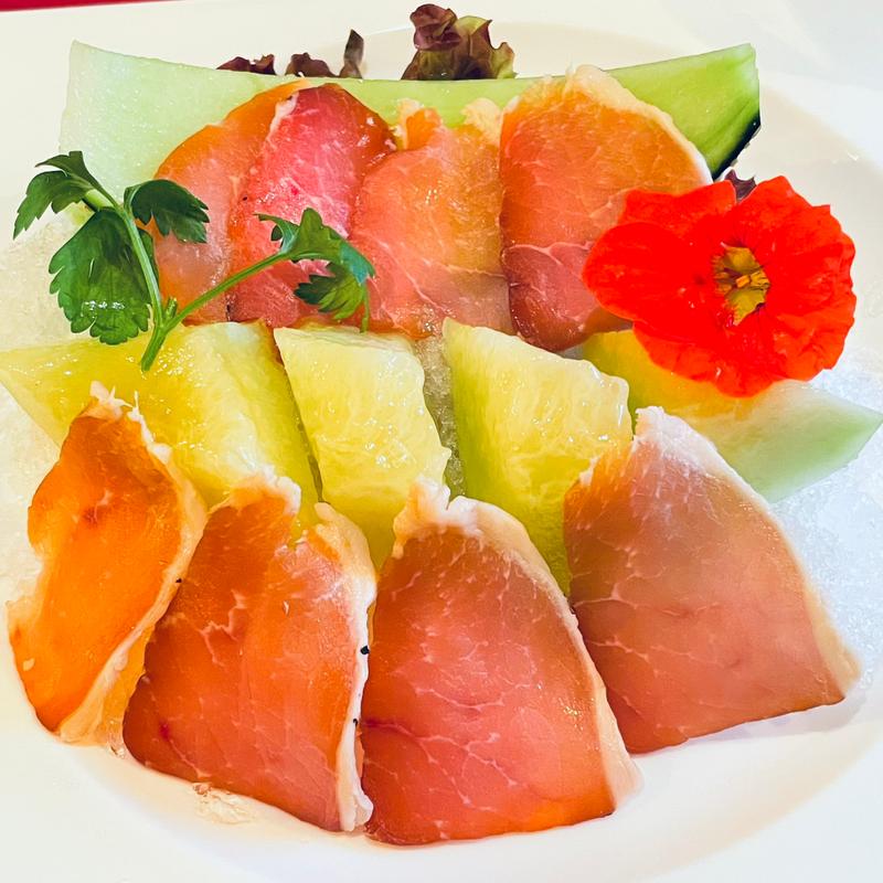 生ハム・メロン添え(ベル・リヴィエール )