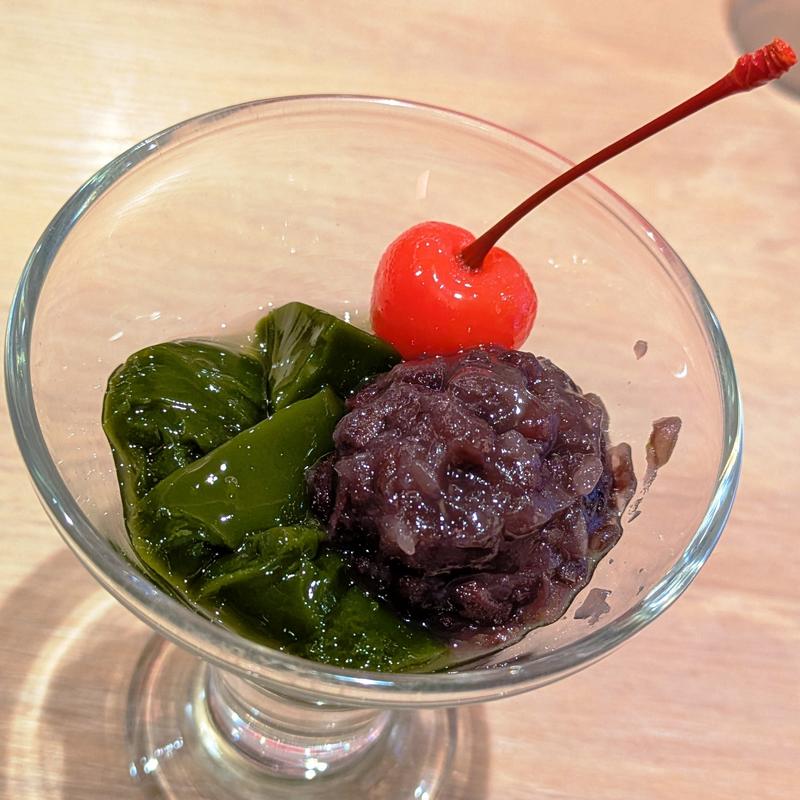 抹茶ゼリー(ガスト 武蔵小杉駅前店)