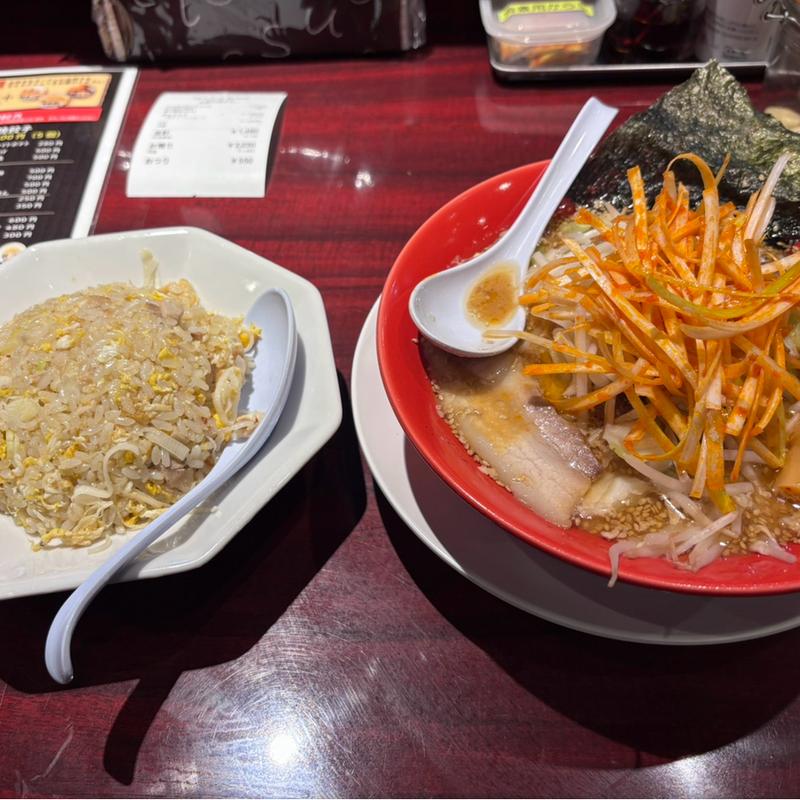 辛ネギ味噌ラーメンセット(ばんから 安城店)