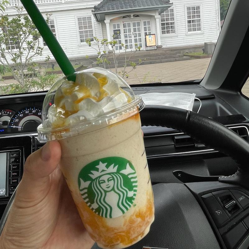 オリエンタルマンゴー＆ティーフラペチーノ(スターバックスコーヒー 鹿児島仙巌園店)