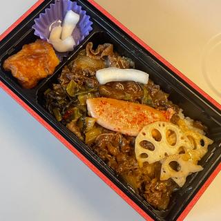 国産黒毛和牛と辛子明太子弁当