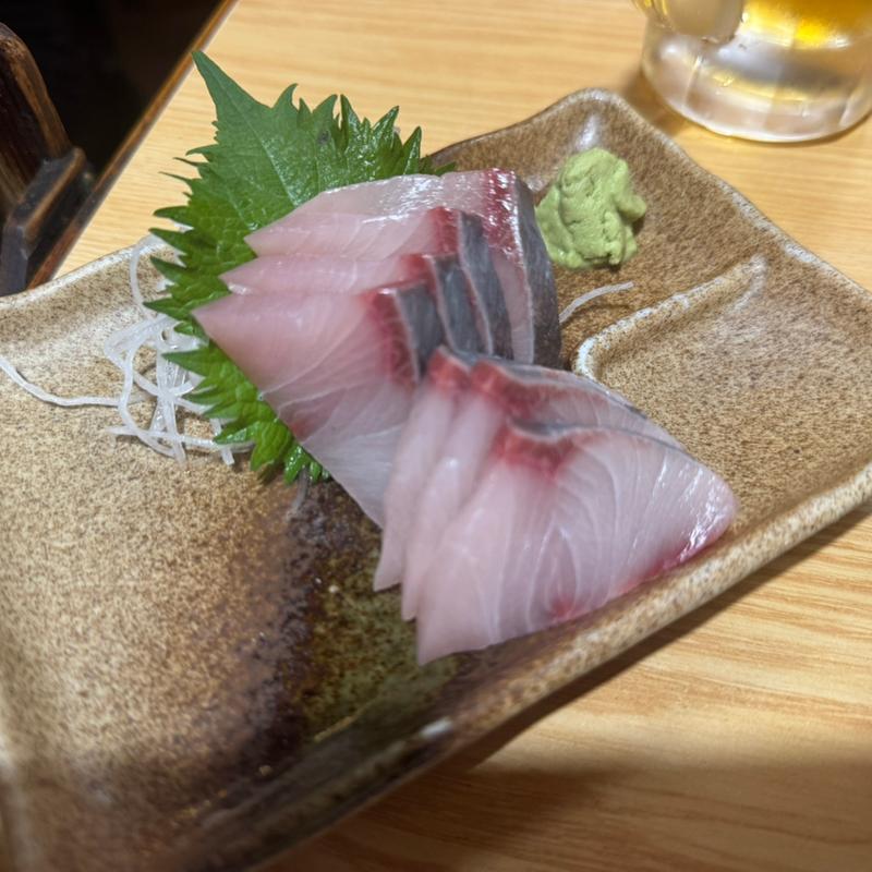 ハマチ刺身(やきとり酒蔵 庄助本店)