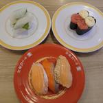 サーモン三種＆えんがわ＆たらマヨ