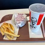 ケンタランチ和風カツバーガーセット