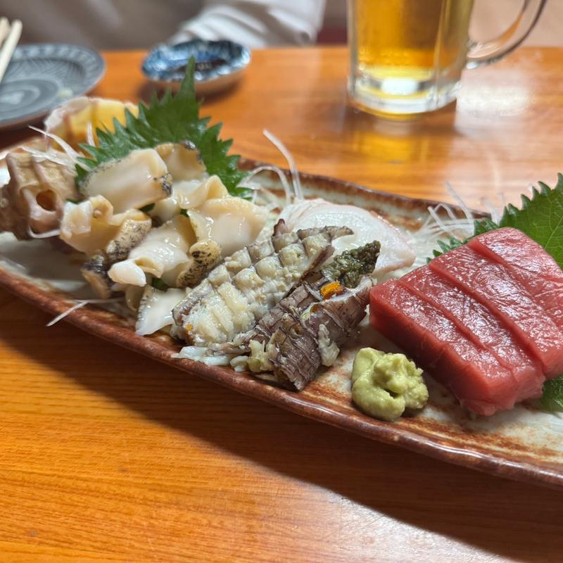 刺身四点盛り(ぎんぱち)