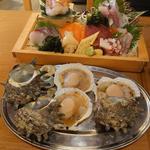 刺盛り＆サザエ＆ホタテ(海鮮問屋鮮然)