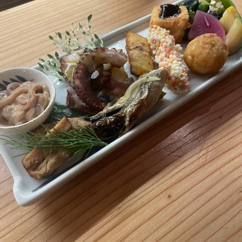 そば前盛り合わせ(そば処 テツ美)